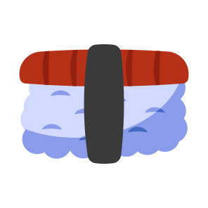 Sushi, Onigiri, Tekka Maki, Food, Meal, Icon icon