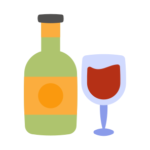 Wine Bottle, Alcohol, Beer, Whisky, Brandy icon