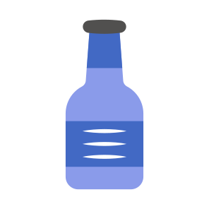 Wine Bottle, Alcohol, Beer, Whisky, Brandy, Iocn icon