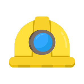 Labor Hat, Headwear, Headgear, Headpiece, Mining Helmet icon