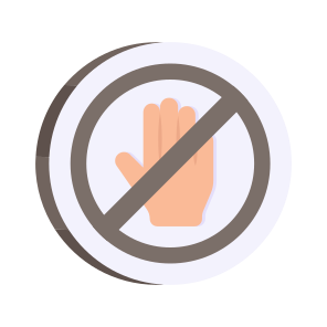 Stop Sign, Hand Gesture, Gesticulation, Stop Symbol, Construction Sign icon