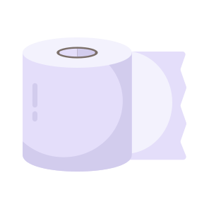 Tissue Roll, Hygiene, Cleaning Paper, Tissue Papers, Napkins, Icon icon