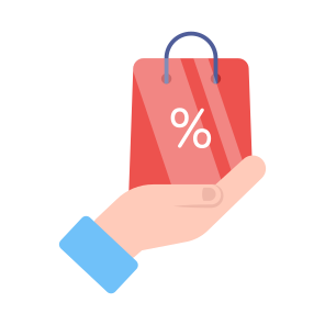 Handbag, Tote, Jute, Commerce, Shopping Discount icon