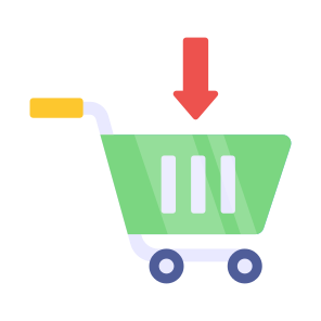 Handcart, Pushcart, Add To Cart, Shopping Cart, Commerce icon