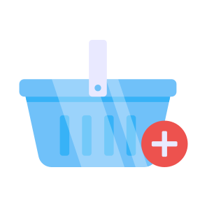 Shopping Basket, Shopping Bucket, Add To Basket, Commerce, Add To Bucket icon