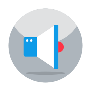 Megaphone, Loudspeaker, Announcement, Campaign, Promotion icon