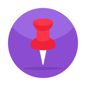 Pushpin, Thumbtack, Tack, Stationery, Drawing Pin icon