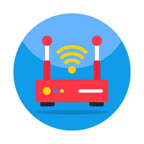 Router, Internet Device, Network Device, Wireless Network, Broadband Connection icon