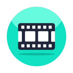 Video Reel, Image Reel, Movie Reel, Cinematography, Film Reel, icon