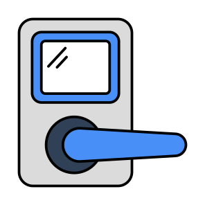 Door Lock, Door Access, Door Knob, Door Handle, Rotating Knob icon