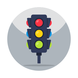Traffic Lights, Traffic Lamp, Signal Lights, Signal Lamp, Semaphore icon