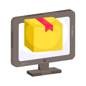 Online Parcel, Online Package, Online Delivery, Parcel Order, Logistic Delivery icon