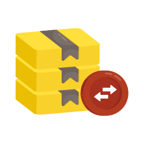 Parcel Exchange, Parcel Transfer, Icon, Package Transfer, Package Exchange, Parcel Transmission icon