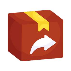 Parcel Return, Package Return, Order Return, Parcel Reback, Package Refund icon