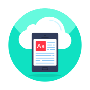 Cloud Phone, Cloud Mobile, Cloud Smartphone, Cloud Cellphone, Cloud Device icon