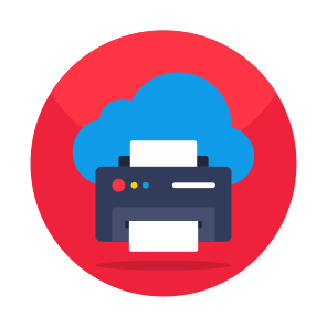 Cloud Printer, Printing Machine, Compositor, Inkjet, Cloud Printing Device icon