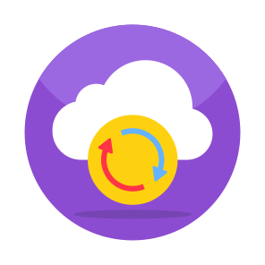 Cloud Update, Cloud Refresh, Cloud Reload, Cloud Sync, Cloud Synchronizatiosn, icon