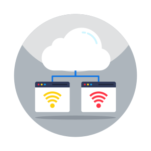 Cloud Websites, Cloud Internet, Cloud Wifi, Cloud Technology, Cloud Hosting icon