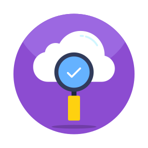 Search Cloud, Find Cloud, Cloud Analysis, Cloud Exploration, Cloud Research icon