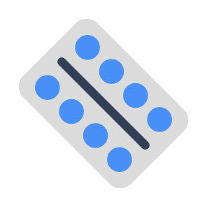 Pills Strip, Tablets Strip, Capsule Strip, Pills Blister, Medicine icon