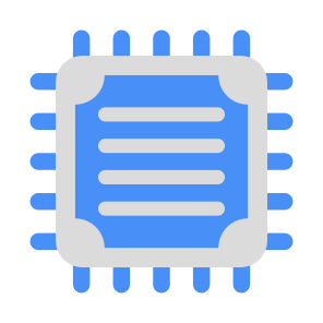 Processor, Microprocessor, Microchip, Cpu, Memory Chip, icon