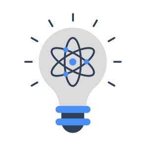 Science Idea, Innovation, Bright Idea, Creative Idea, Physics Idea icon