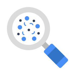 Search Bacteria, Search Microorganisms, Find Bacteria, Germs Analysis, Find Germs icon