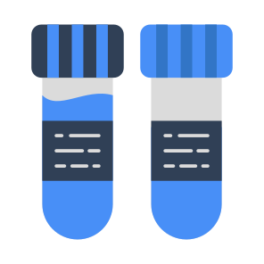 Test Tubes, Sample Tubes, Chemistry, Experiment, Chemical Tools, icon