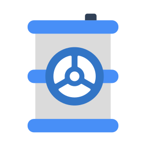Toxic Barrel, Toxic Drum, Radioactive Barrel, Radioactive Drum, Toxic Container icon