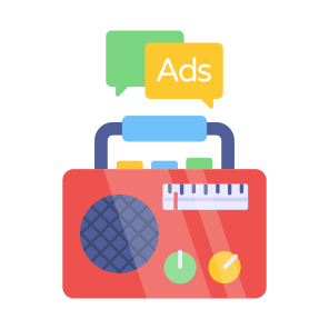 Radio Ad, Radio Advertising, Radio Promotion, Audio Ad, Audio Advertisement, icon