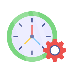 Time Setting, Time Management, Time Development, Efficiency, Productivity, icon