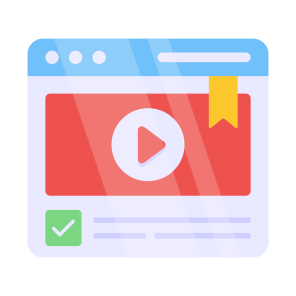 Web Video, Video Website, Online Video, Video Streaming, Play Video, icon