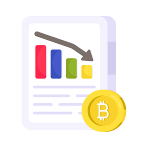Bitcoin Chart, Time Is Money, Crypto, Btc, Digital Currency icon