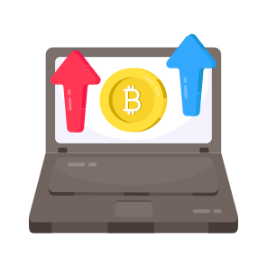 Bitcoin Transfer, Bitcoin Document Transfer, Crypto, Btc, Digital Currency. Coin icon