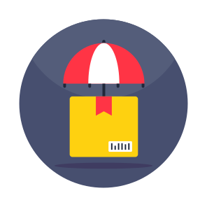 Parcel Insurance, Parcel Assurance, Package Insurance, Package Assurance, Parcel Safety icon