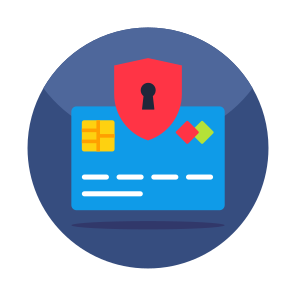Secure Card Payment, Digital Payment, Atm Card Security, Card Protection, Encrypted Card icon
