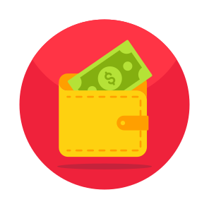 Wallet, Billfold, Notecase, Pouchette, Money Case, icon