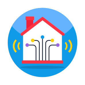 Smarthome, Smart House, Smart Building, Digital House, Home Automation icon