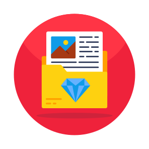Premium Gallery Folder, Image Folder, Photo Folder, Image Gallery, Premium Document icon