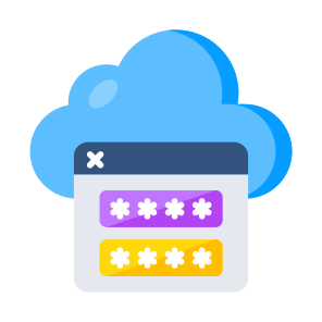 Cloud Password, Cloud Security, Cloud Protection, Secure Cloud, Cloud Safety, icon