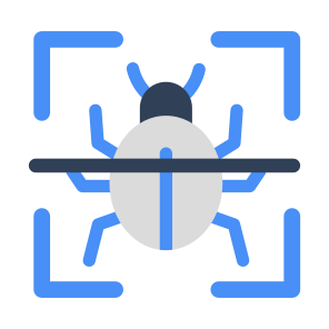 Bug Scanning, Bug Detecting, Malware Scanning, Virus Detecting, Malware Scanning icon