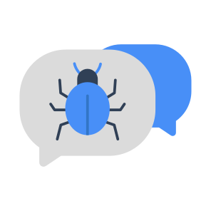 Infected Chat, Infected Message, Communication, Conversation, Discussion icon