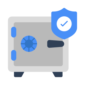Secure Bank Locker, Safe Box, Bank Vault, Digital Locker, Safe Deposit icon