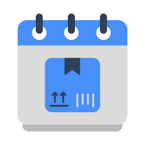 Parcel Schedule, Logistic Schedule, Delivery Schedule, Delivery Reminder icon