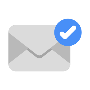 Verified Mail, Email, Correspondence, Letter, Envelope icon