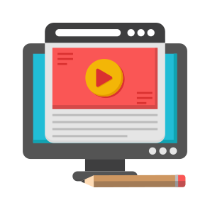 Web Video, Website Video, Webpage Video, Site Video, Browser Video icon