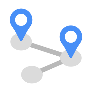 Share Route, Location, Direction, Gps, Navigation, icon