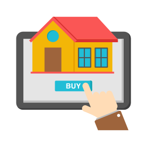 Online Property, Online House, Buy Home Online, Online Real Estate, Real Estate Website icon