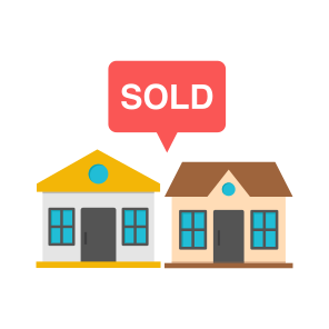 Sold Home, Sold House, Homestead, Bungalow, Property icon