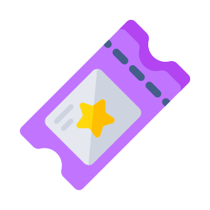 Ticket, Raffle, Entrypass, Coupon, Card icon
